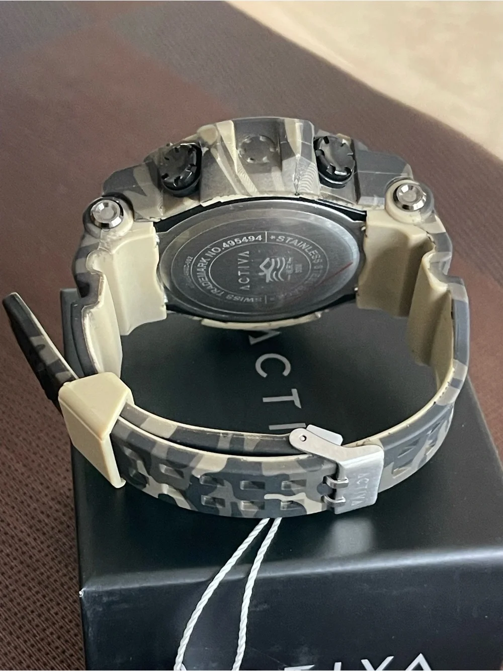 Activa Vulkor X Invicta Analog Digital Men's Watch - 53mm. Camouflage. Tan, new